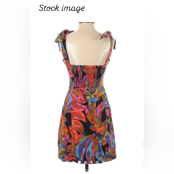FARM Rio Colorful Banana Print Mini Dress - Picture 4 of 12